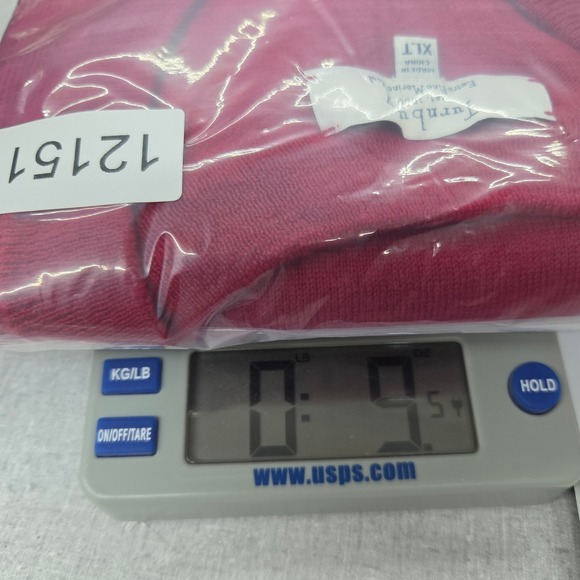 Turnbury Mens Red Extra Fine Merino Wool V-Neck Sleeveless Sweater Vest XLT Flaw - Picture 9 of 9